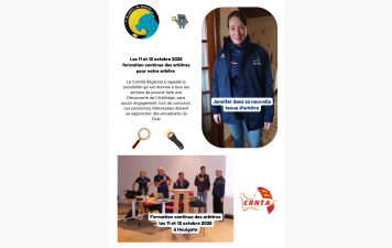 7- Formation continue d'arbitre