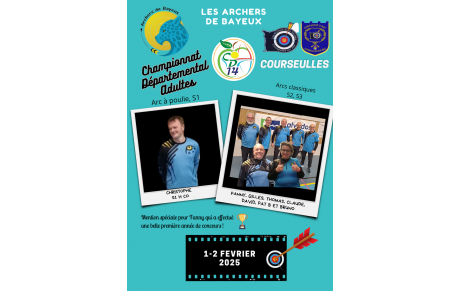  #14: Championnat Départemental Adultes 01-02/02/2025