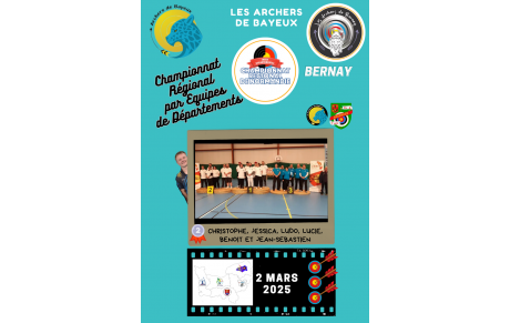 #17-Championnat Régional par Equipes de département : 2 mars 2025
