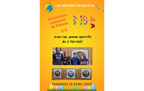 2/2 : Animation vacances de Pâques : 18 avril 2025