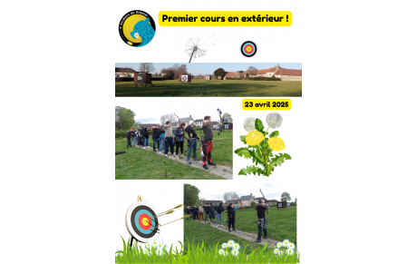 Premier cours en Extérieur : 23 avril 2025