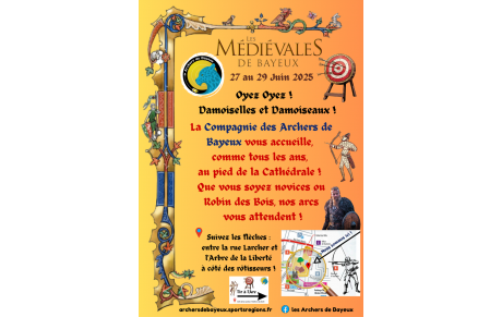 Les 38èmes Médiévales de Bayeux : 27 au 29 juin 2025
