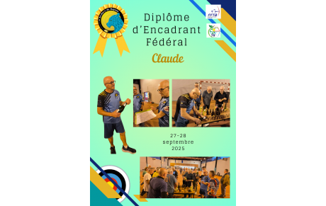 5-Un nouvel Encadrant Fédéral pour le club