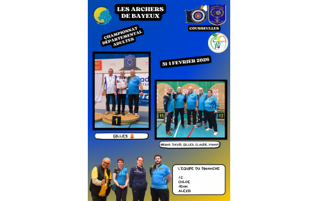 #15-Concours salle : cd 14 adultes ,Courseulles 31-1 fevrier 2026